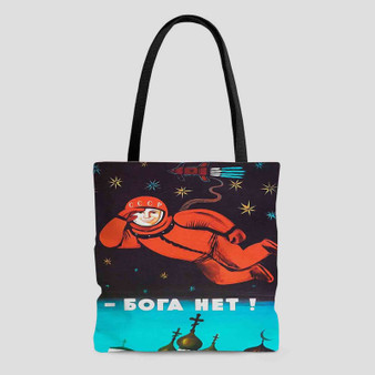 There s No God Polyester Tote Bag AOP