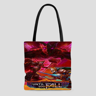 Until You Fall Polyester Tote Bag AOP