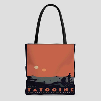 Visit Tatooine Polyester Tote Bag AOP