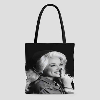 Young Dolly Parton Polyester Tote Bag AOP