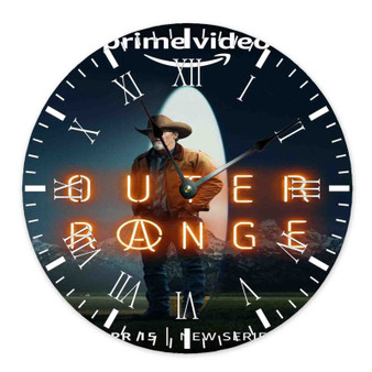 Outer Range TV Series Round Non-ticking Wooden Wall Clock