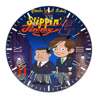 Better Call Saul Presents Slippin Jimmy Round Non-ticking Wooden Wall Clock