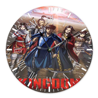 Kingdom 4th Season Round Non-ticking Wooden Wall Clock