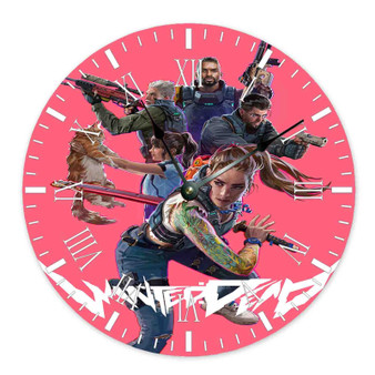 Wanted Dead Round Non-ticking Wooden Wall Clock