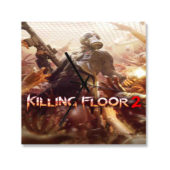 Killing Floor 2 Square Silent Scaleless Wooden Wall Clock