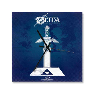 The Legend Of Zelda Ocarina Of Time Square Silent Scaleless Wooden Wall Clock