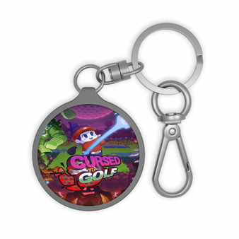Cursed to Golf Keyring Tag Acrylic Keychain With TPU Cover