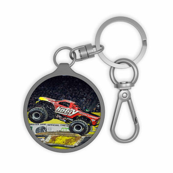 Hotsy Monster Truck Keyring Tag Acrylic Keychain With TPU Cover