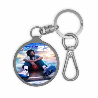 J Cole NBA 2k23 Keyring Tag Acrylic Keychain With TPU Cover