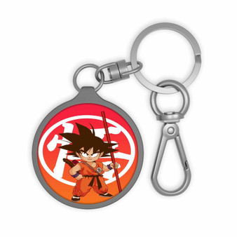 Little Goku Dragon Ball Keyring Tag Acrylic Keychain With TPU Cover