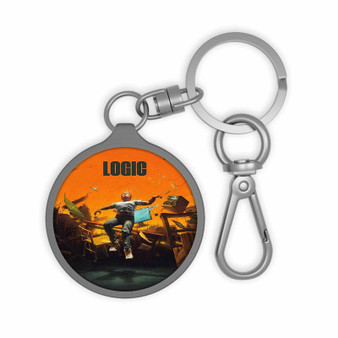 Logic Album Keyring Tag Acrylic Keychain With TPU Cover