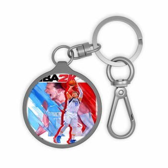 Luka Doncic NBA 2k22 Keyring Tag Acrylic Keychain With TPU Cover