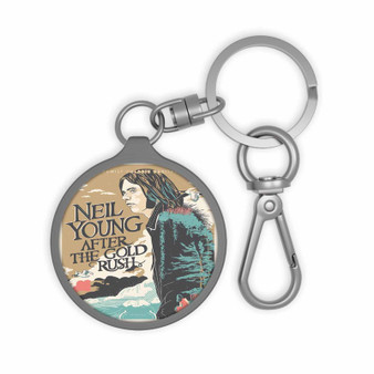 Neil Young After The Gold Rush Keyring Tag Acrylic Keychain With TPU Cover