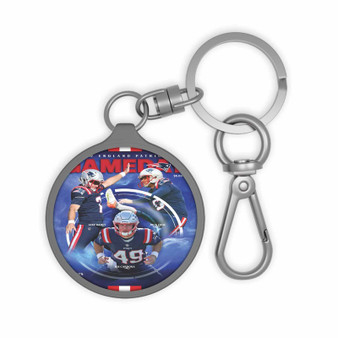 New England Patriots NFL 2022 Keyring Tag Acrylic Keychain With TPU Cover