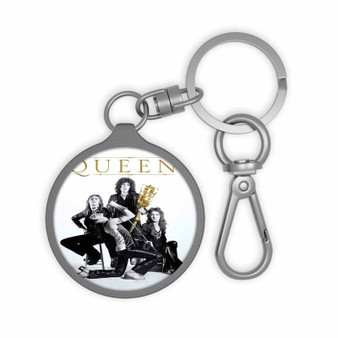 Queen Poster Keyring Tag Acrylic Keychain With TPU Cover