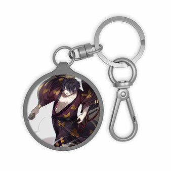 Shinsuke Takasugi Gintama Keyring Tag Acrylic Keychain With TPU Cover