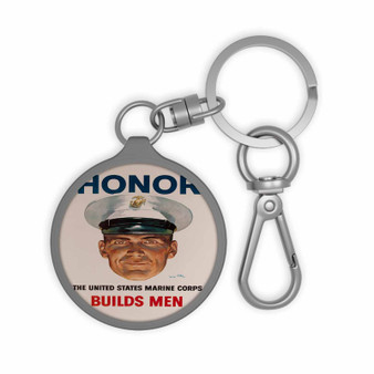 Honor Builds Men Keyring Tag Acrylic Keychain TPU Cover