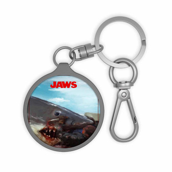 Jaws Keyring Tag Acrylic Keychain TPU Cover