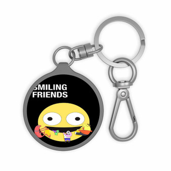 Smiling Friends Keyring Tag Acrylic Keychain TPU Cover