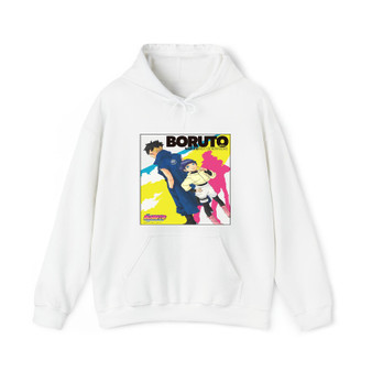 Boruto Naruto Next Generations Cotton Polyester Unisex Heavy Blend Hooded Sweatshirt