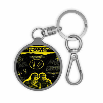 Twenty One Pilots The Bandito Keyring Tag Acrylic Keychain TPU Cover