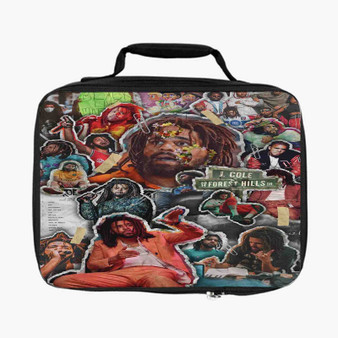 J Cole Collage Lunch Bag Fully Lined and Insulated