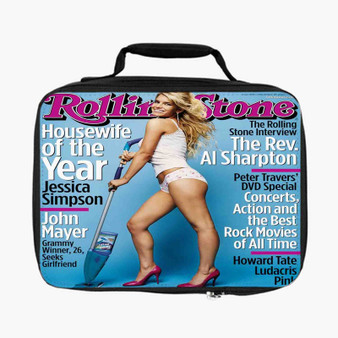 Jessica Simpson Rolling Stone Lunch Bag Fully Lined and Insulated