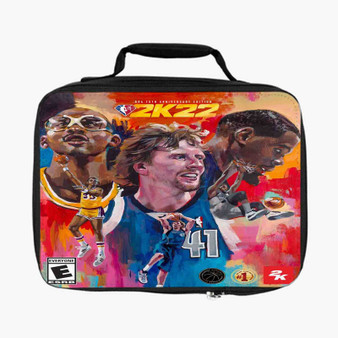 NBA 2k22 75th Anniversay Edition Lunch Bag Fully Lined and Insulated