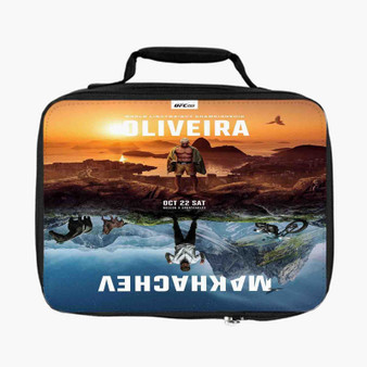 Oliveira VS Makhachev Lunch Bag Fully Lined and Insulated