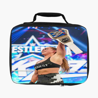 Ronda Rousey WWE Wrestle Mania Champion Lunch Bag Fully Lined and Insulated