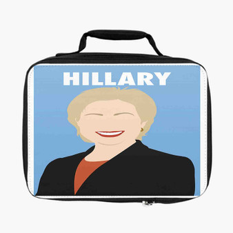 Hillary Clinton Lunch Bag With Fully Lined and Insulated