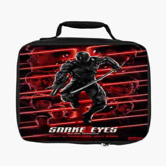 Snake Eyes G I Joe Origins Lunch Bag With Fully Lined and Insulated