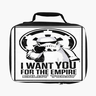 Storntrooper Star Wars I Want You Lunch Bag With Fully Lined and Insulated