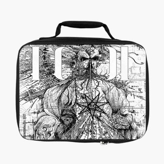 Tool Band Art Lunch Bag With Fully Lined and Insulated