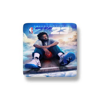 J Cole NBA 2k23 Porcelain Magnet Square