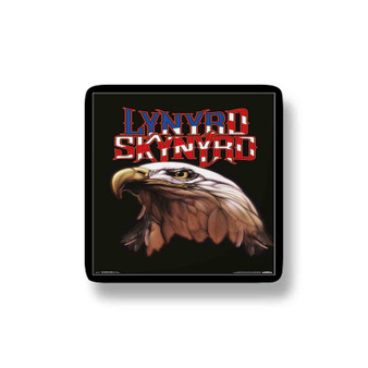 Lynyrd Skynyrd Eagles Porcelain Magnet Square