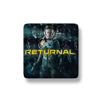 Returnal Porcelain Magnet Square