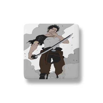 Yami Sukehiro Black Clover Sword of The Wizard King Porcelain Magnet Square