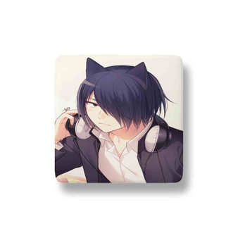 Yu Ishigami Kaguya sama Porcelain Magnet Square