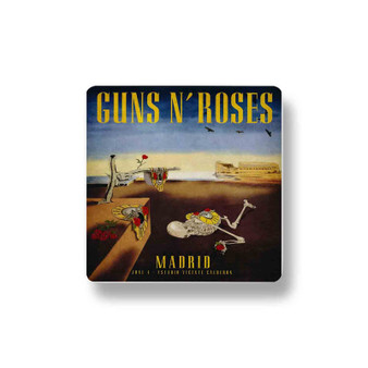 Guns N Roses Madrid Spain Porcelain Refrigerator Magnet Square