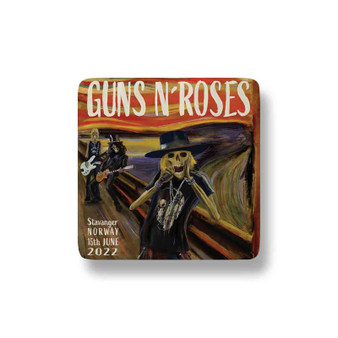 Guns N Roses Norway Porcelain Refrigerator Magnet Square