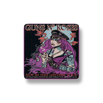 Guns N Roses San Diego US Porcelain Refrigerator Magnet Square