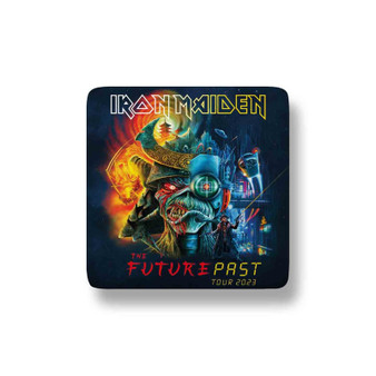 Iron Maiden Future Past Tour 2023 Porcelain Refrigerator Magnet Square