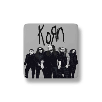 Korn Band Art Poster Porcelain Refrigerator Magnet Square
