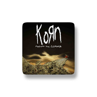 Korn Follow The Leader Porcelain Refrigerator Magnet Square