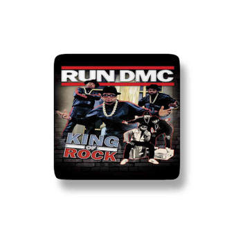 Run DMC King Rock Porcelain Refrigerator Magnet Square