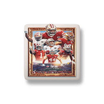 San Francisco 49ers NFL 2022 Porcelain Refrigerator Magnet Square