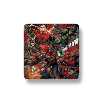 Spider Man No Way Home Porcelain Refrigerator Magnet Square