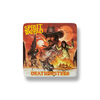 Spirit World Deathwestern Porcelain Refrigerator Magnet Square