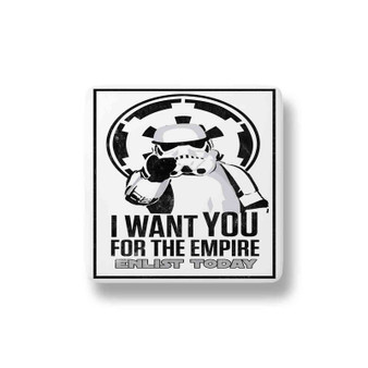 Storntrooper Star Wars I Want You Porcelain Refrigerator Magnet Square